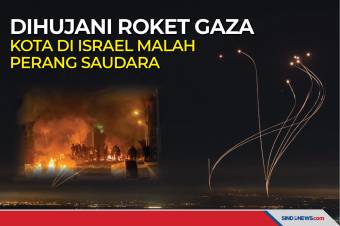 Dihujani Roket Gaza Kota di Israel Malah Perang Saudara