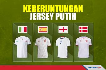 Jimat Keberuntungan Jersey Putih Jelang Semifinal Piala Eropa 2020