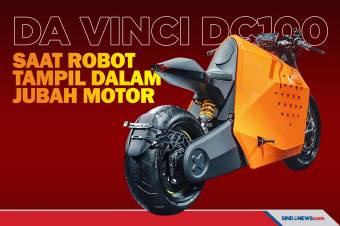 Motor Da Vinci DC100, Saat Robot Tampil dalam Jubah Motor