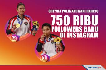 Greysia dan Apriyani Dapat 750 Ribu Followers Baru di Instagram