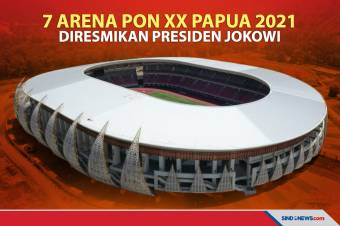 7 Arena PON XX Papua 2021 yang Diresmikan Presiden Jokowi