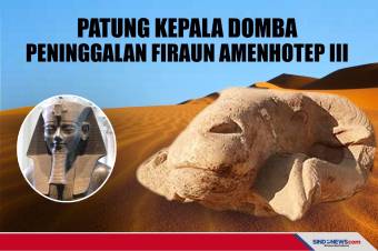 Patung Kepala Domba Peninggalan Firaun Amenhotep III Ditemukan