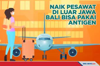 Naik Pesawat di Luar Jawa Bali Diperbolehkan Pakai Antigen