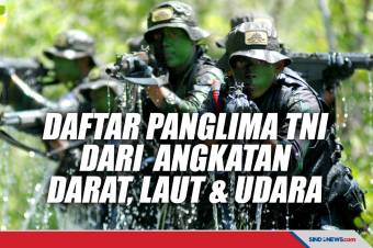 Daftar Panglima TNI yang Berasal dari AD, AL, dan AU