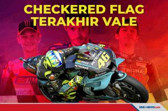 Checkered Flag Terakhir Valentino Rossi di Ajang MotoGP