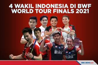 Empat Wakil Indonesia di BWF World Tour Finals 2021