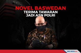 Mantan Penyidik KPK, Novel Baswedan Terima Tawaran Jadi ASN Polri