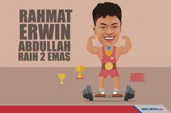 Rahmat Erwin Abdullah Raih 2 Emas di Kejuaraan Dunia Angkat Besi