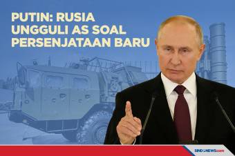 Vladimir Putin: Rusia Ungguli AS soal Persenjataan Baru