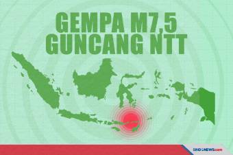 Gempa Berkekuatan M7,5 Guncang Larantuka, Nusa Tenggara Timur