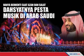 Hanya Berhenti Azan dan Salat, Dahsyatnya Pesta Musik di Arab Saudi