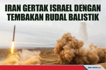 Iran Gertak Israel dengan Tembakan 16 Rudal Balistik