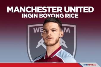 Manchester United Siapkan Rp1,9 Triliun untuk Boyong Declan Rice