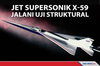 Jet Supersonik X-59 Jalani Uji Struktural di Markas NASA