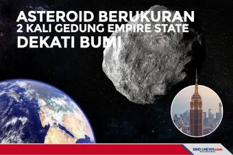 Asteroid Berukuran 2 Kali Gedung Empire State Dekati Bumi