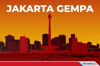 Jakarta Diguncang Gempa Bumi yang Berpusat di Banten