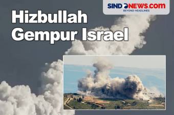 Hizbullah Hujani Pangkalan Militer Israel dengan Puluhan Roket