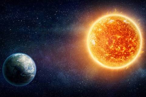 Fenomena matahari jauh dari bumi