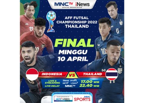 Saksikan Perjuangan Indonesia Menghadapi Thailand di Laga Final AFF Futsal Championship 2022