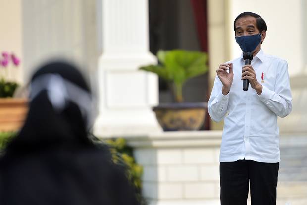 Presiden Jokowi  Dua Minggu Ini Kita Fokus Kampanye Pakai 