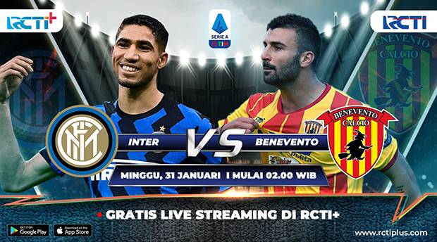 Live Streaming Rcti Plus Inter Milan Vs Benevento