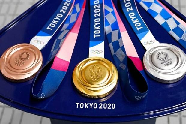 Perolehan medali sementara olimpiade tokyo