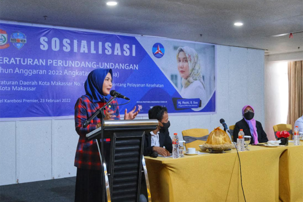 Anggota DPRD Makassar Rezki Sosialisasi Perda Pelayanan Kesehatan