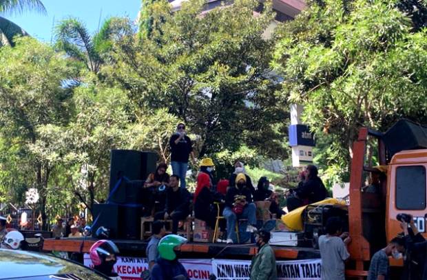 Ratusan Eks Ketua RT/RW di Makassar Unjuk Rasa Tagih Insentif