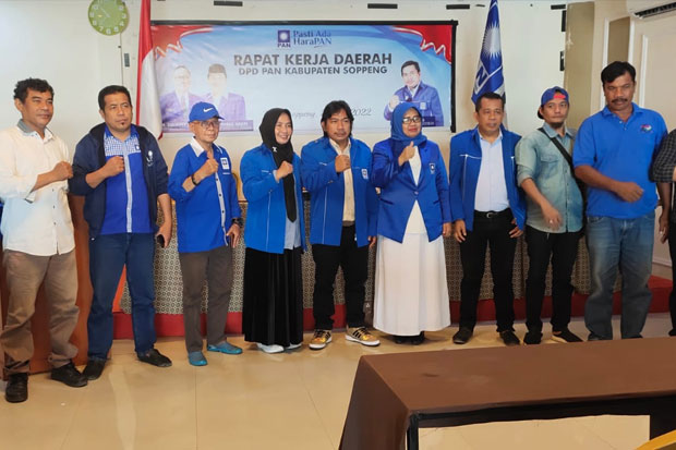 Rakerda PAN Soppeng Solidkan Pengurus Sambut Pemilu 2024