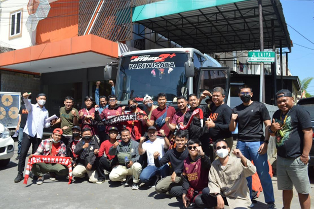 Bus Cahaya Bone Layani Rute Parepare Khusus Demi Pendukung PSM Makassar