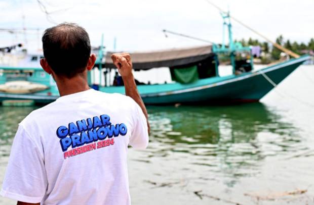 Yakin Lebih Sejahtera, Ratusan Nelayan di Barru Deklarasi Ganjar Presiden 2024