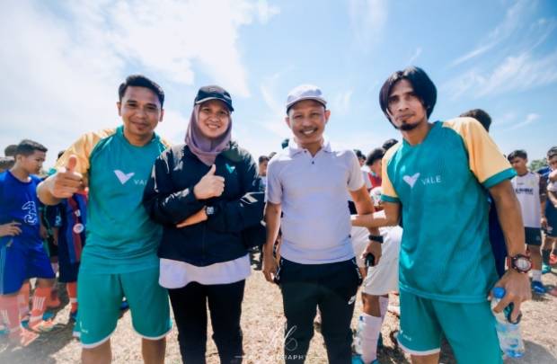 PT Vale Hadirkan 2 Eks Pemain PSM Makassar, Beri Coaching Clinic ke Talenta Morowali