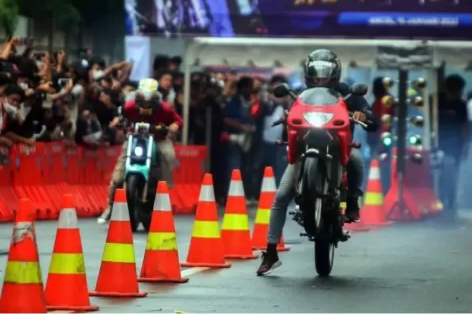 Kembangkan Bakat Balap Anak Muda, Polres Sidrap Gelar Drag Bike Race