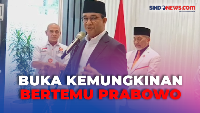 VIDEO: Buka Kemungkinan Berdiskusi dengan Prabowo, Anies Baswedan:
Kontestasi Ini Ada Ujungnya