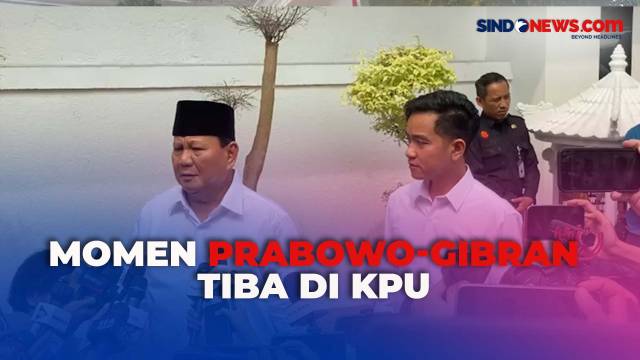 VIDEO: Prabowo-Gibran Tiba di KPU: Rakyat Berharap Semua Parpol
Bekerja Sama