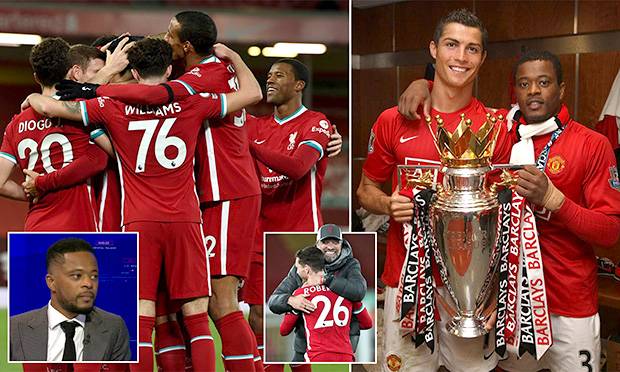 Evra Tantang Liverpool Cetak Tiga Gelar Liga Inggris Beruntun
