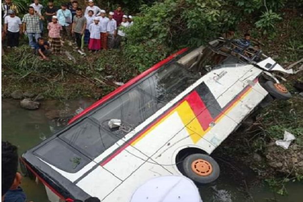 Korban Tewas Bus Masuk Sungai Bertambah Jadi 3 Orang, 1 Kadis Lagi Meninggal