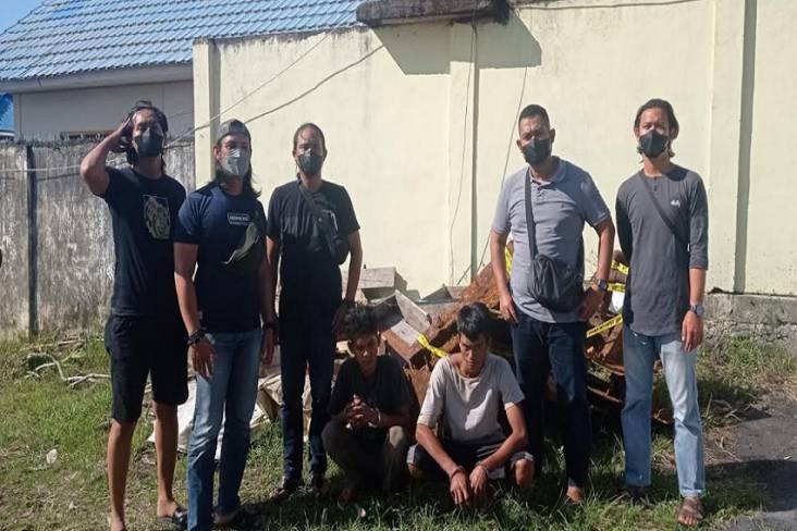 Kawanan Pencuri Besi Ditangkap Tim Buser Naga Polres Pangkalpinang
