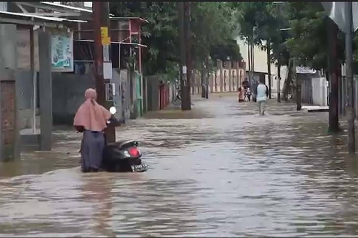 Tanggul Tak Mampu Tampung Air Hujan, Kudus Dilanda Banjir