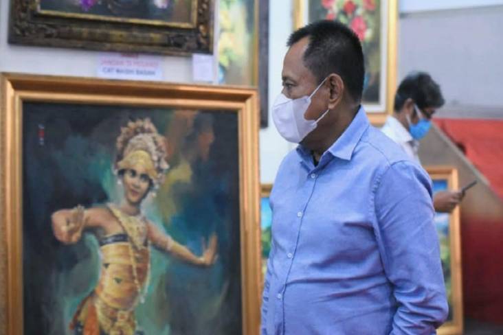 Ratusan Seniman Ramaikan Pasar Seni Lukis Indonesia