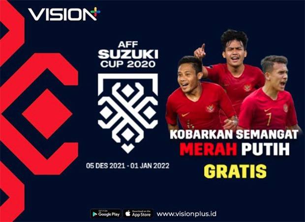 Dukung Skuad Garuda di AFF Cup, Saksikan Live Streaming Gratis di Vision+!