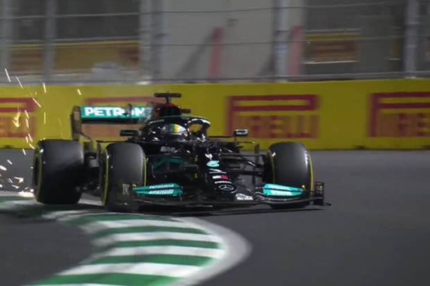 Hasil Kualifikasi F1 GP Arab Saudi 2021: Lewis Hamilton Rebut Pole Position, Verstappen Crash