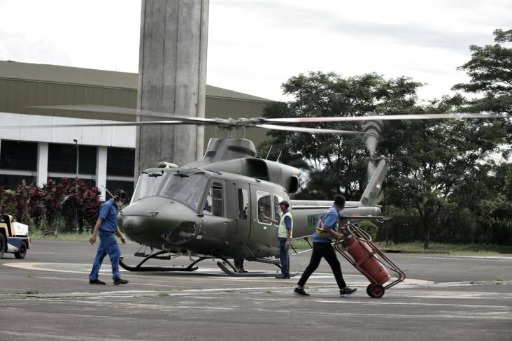 Pilot Tempur TNI AD Kagumi Kehebatan Heli Serbu Bell 412EPI Buatan PTDI
