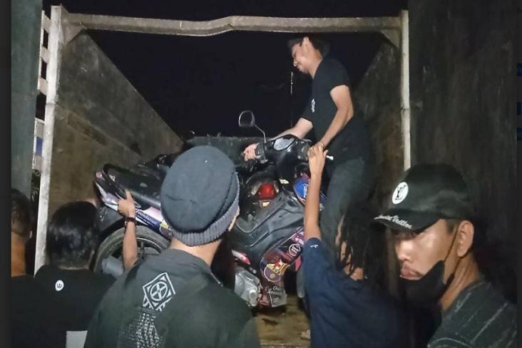 Polisi Bekuk Komplotan Curanmor di Pulau Bangka, 1 Truk Motor Diamankan