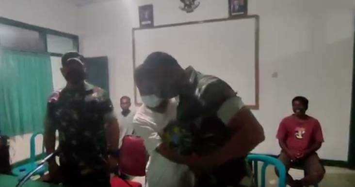 Oknum Anggota TNI Pemukul Warga saat Pasang Pilar di Sikka Akhirnya Minta Maaf