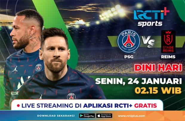 Live Streaming RCTI Plus - PSG vs Reims: Messi Cs Dituntut Konsisten