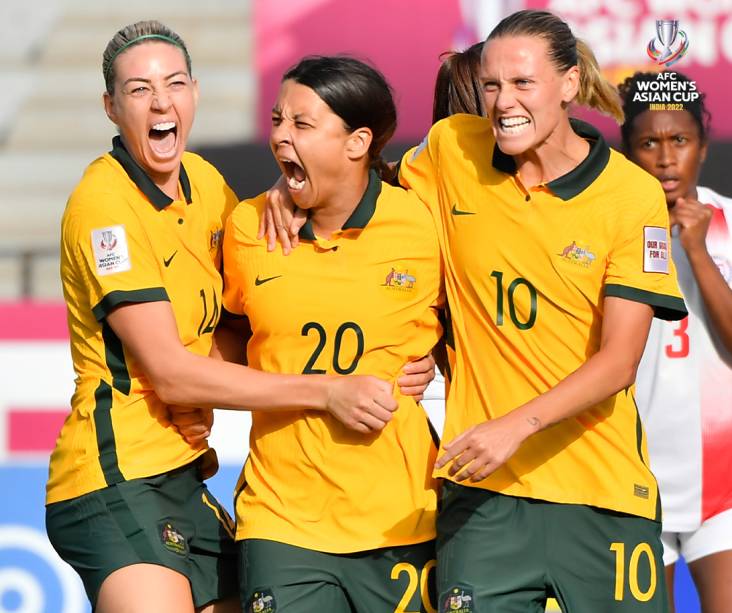 Hasil Piala Asia Wanita 2022: Pesta Gol Kontra Filipina, Australia Dulang 6 Poin
