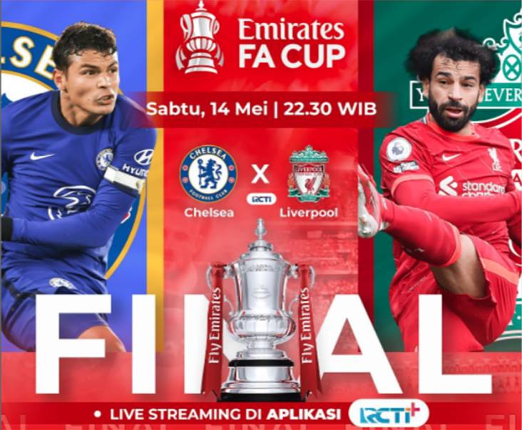 Link Live Streaming Chelsea vs Liverpool di RCTI Plus: Berebut Trofi Piala FA