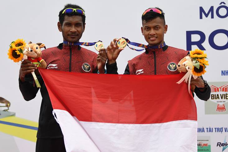 Rowing Panen Emas! Indonesia Gusur Malaysia di Klasemen Medali SEA Games 2021