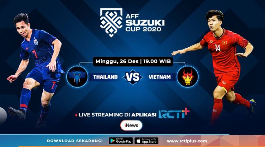 Vs hasil 2 leg thailand vietnam Hasil Piala